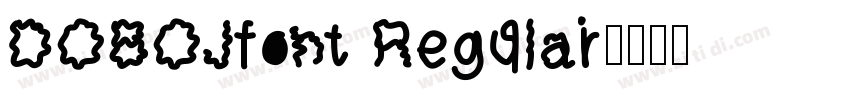 DOBOJfont Regular字体转换